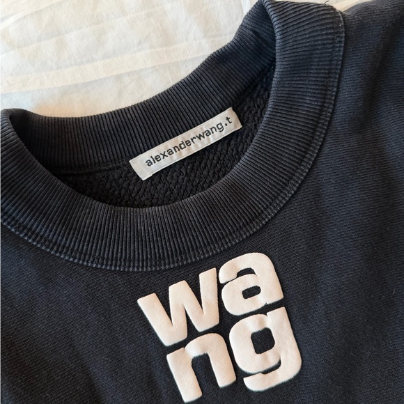 Alexander Wang Black Crewneck Sweatshirt - Picture 3 of 6